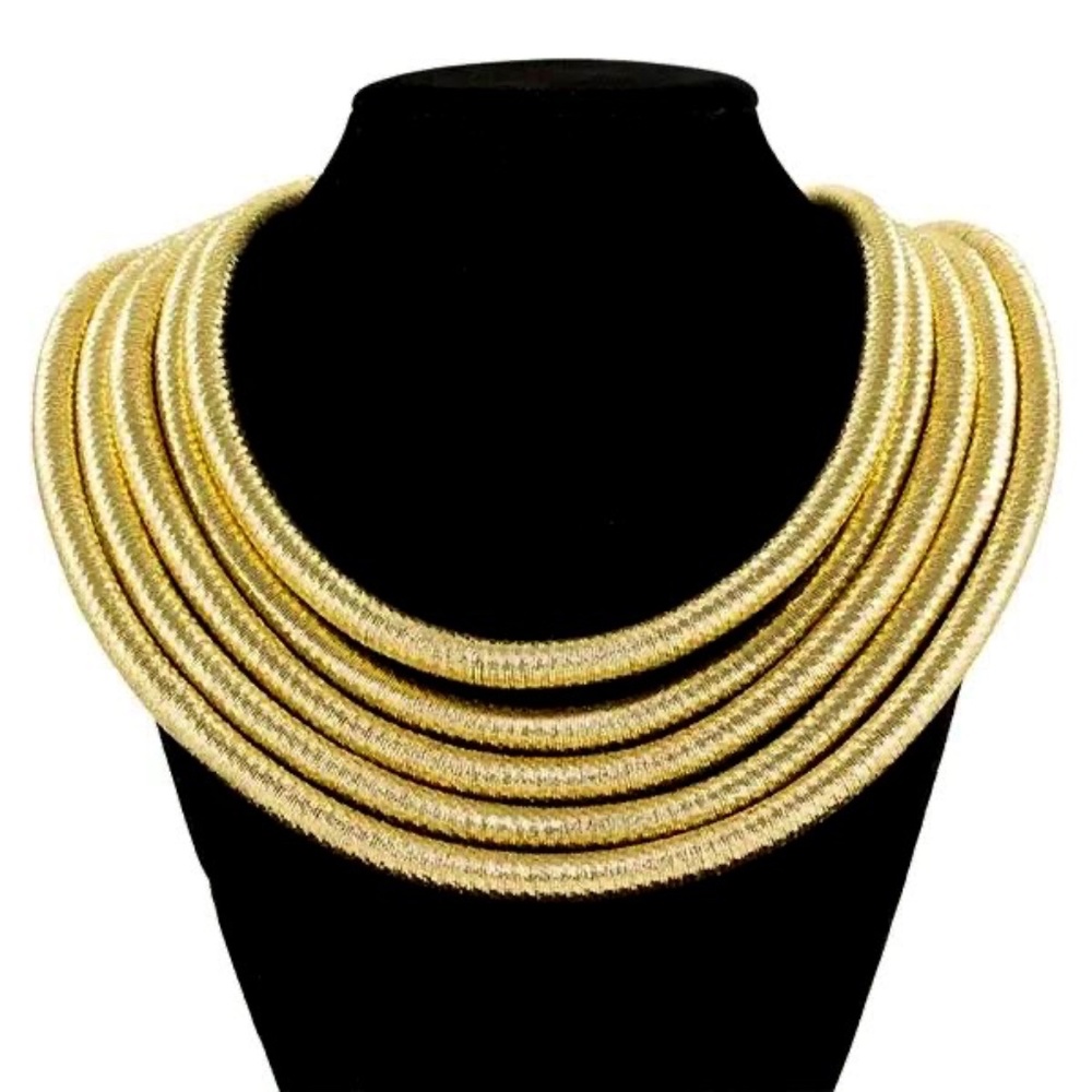 Jax & Fox WALK LIKE AN EGYPTIAN COLLAR IN GOLD